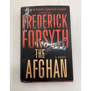 The Afghan by Frederick Forsyth – G+ Spy Thriller Hardcover, DJ Book
